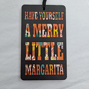 Christmas Ornaments Margarita Alcohol Funny Pressed board